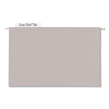 Smead® Tuff Extra Capacity Hanging File Folders W- Easy Slide Tab, 4" Expansion, Legal, Steel Gray,18-box freeshipping - TVN Wholesale